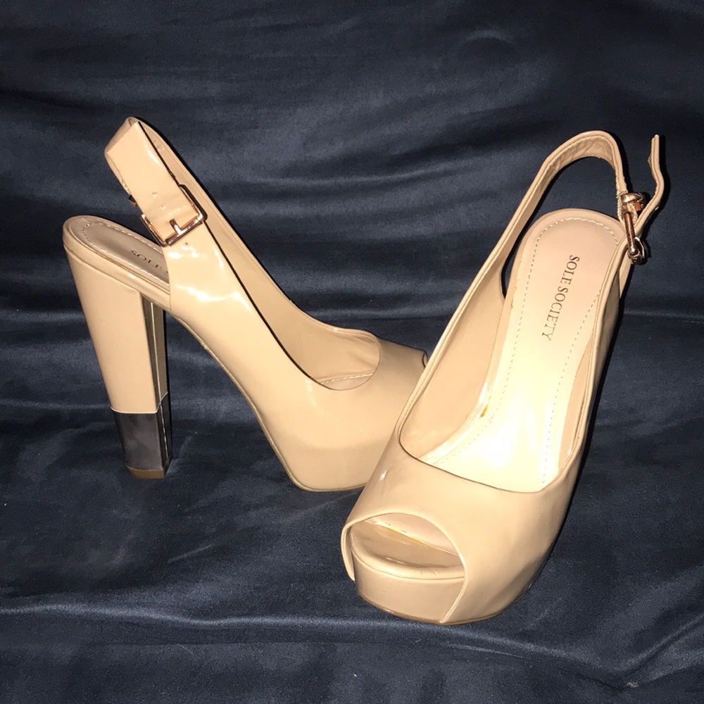 Nude heels